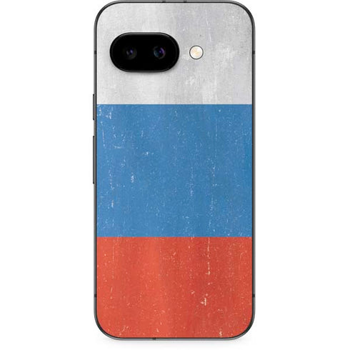 Russian Flag Distressed Google Pixel 9a Skin